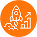 Startup and future exposure icon